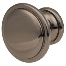 Exel Rim Round Cabinet Knob - 30mm Diameter - Black Nickel Exel Rim Round Cabinet Knob - 30mm Diameter - Black Nickel