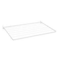 elfa Top Track System - Click In Folding Drying Rack - 935 x 603 x 25mm - White