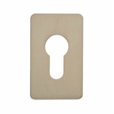 Jumbo Adhesive Fixing Escutcheon - 65.5 x 40mm - Euro - Satin Stainless Steel Jumbo Adhesive Fixing Escutcheon - 65.5 x 40mm - Euro - Satin Stainless Steel
