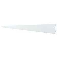 Exel Twin Slot Shelf Bracket - 470mm Length - White