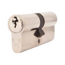 Exel 5 Pin 75mm Euro Double Cylinder - 35 + 40mm - Polished Nickel - Keyed to Differ