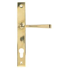 From The Anvil Avon uPVC Slimline Multipoint Door Handle - 92mm c/c - Aged Brass