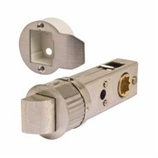 Excel Smartlatch Tubular Latch - 71mm Case - 57mm Backset - Round - Satin Nickel