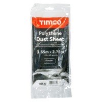 TIMCO Polythene Dust Sheet - 12' x 9'