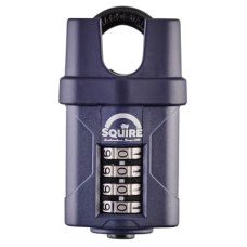 Squire Combination All Weather Closed Shackle Padlock - 40mm Body - 13 x 17mm Shackle - Blue Squire Combination All Weather Closed Shackle Padlock - 40mm Body - 13 x 17mm Shackle - Blue