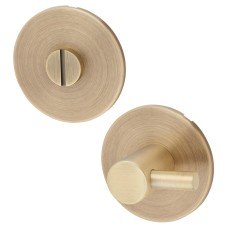 Jigtech Schema Orka Bathroom Turn & Release - 53mm Diameter - Matt Antique Brass