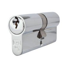 Eurospec 5 Pin 70mm Euro Double Cylinder - 35 + 35mm - Polished Chrome - Keyed Alike