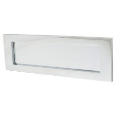 Heritage Brass by M Marcus Letter Plate - 305 x 101mm - Polished Chrome