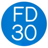 Exel FD30 Fire Door Sign - Self Adhesive...