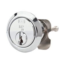 Eurospec 10 Pin 32mm Universal Rim Cylinder - Polished Chrome - Keyed to Differ