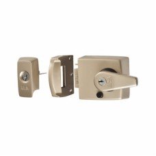 ERA BS3621:2007 Double Locking Nightlatch - 60mm Backset - Satin Nickel Case/Cylinder
