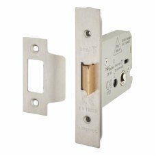 Hampstead Heavy Duty Flat Latch - 79mm Case - 57mm Backset - Satin Stainless Steel