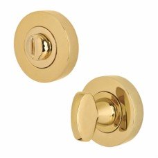 Jedo Mini Bathroom Turn & Release - 35mm Diameter - Polished Brass