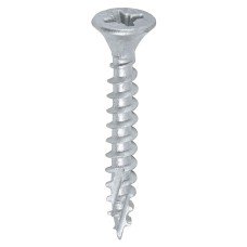 TIMCO C2 Exterior Pozi Countersunk Wood Screws - 4.0 x 30mm - Silver Organic - Pack of 200