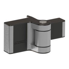 Locinox Puma Quick Fix Adjustable 2-Way Compact Gate Hinge - 106.5 x 60mm - Silver - Pair Locinox Puma Quick Fix Adjustable 2-Way Compact Gate Hinge - 106.5 x 60mm - Silver - Pair