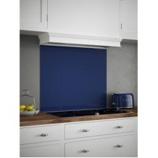 Self Adhesive Glass Kitchen Splashback - 750 x 900mm - Midnight Blue Self Adhesive Glass Kitchen Splashback - 750 x 900mm - Midnight Blue