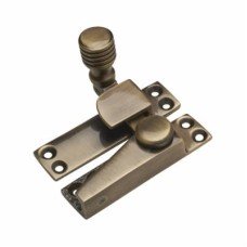 Exel Heavy Duty Straight Quadrant Arm Sash Window Fastener - 70 x 19mm - Antique Brass