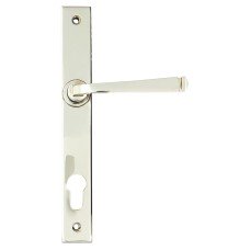 From The Anvil Avon uPVC Slimline Multipoint Door Handle - 92mm c/c - Polished Nickel