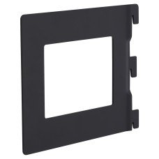 Exel Twin Slot Shelf Book End - 142 x 118mm - Black
