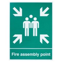 Exel Fire Assembly Point Group Sign - 45...