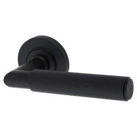 Burlington BUR40 Matt Black Knurled Door...