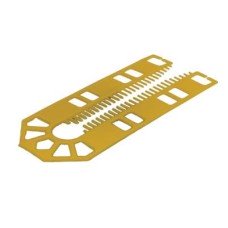 Broadfix Horseshoe Packer Shims - 101 x 43 x 1mm - Yellow - Pack of 200