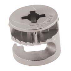 Rimless Cam Connector - 18mm Min Panel Thickness - Nickel Plated - Pack of 50 Rimless Cam Connector - 18mm Min Panel Thickness - Nickel Plated - Pack of 50