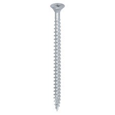 TIMCO C2 Exterior Pozi Countersunk Wood Screws - 5.0 x 80mm - Silver Organic - Pack of 200