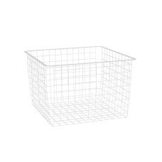 elfa Top Track System - Click In Deep Wire Basket for Gliding Frame - 427 x 427 x 285mm - White