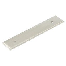 Frelan Hoxton Rushton Cabinet Handle Backplate Only - 140 x 30mm - Satin Nickel