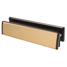 Trojan Letter Plate - 300 x 70mm - 40-80mm Door Thickness - Gold