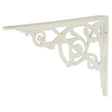 Olde Forge Vine Shelf Bracket - 245 x 195mm - White