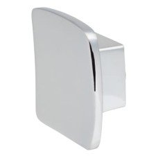 Carlisle Brass FingerTip Design Concave Square Cabinet Knob - 44 x 44mm - Polished Chrome