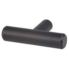 Exel 12mm T-Bar Cabinet Knob - 50 x 32mm - Brushed Oil Rubbed Bronze Exel 12mm T-Bar Cabinet Knob - 50 x 32mm - Brushed Oil Rubbed Bronze