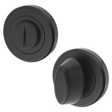 Serozzetta by Carlisle Brass Bathroom Turn & Release - 50mm Diameter - Oval - Matt Black
