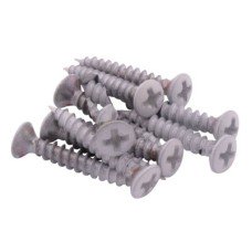 Exel Spare Casement Window Stay Screws - White - Pack of 10