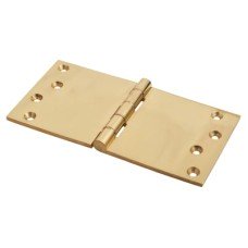 Jedo Quality Projection Hinge - 102 x 200 x 5mm - Polished Brass - Pair