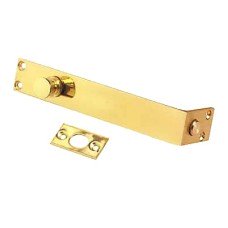 Exel Slide Action Flush Bolt - 230 x 25mm - Polished Brass