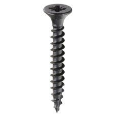TIMCO Classic Pozi Countersunk Wood Screws - 4.0 x 30mm - Black Passivated - Pack of 200