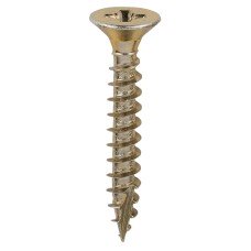 TIMCO Classic Pozi Countersunk Wood Screws - 6.0 x 40mm - Yellow Zinc - Pack of 200