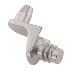 Shelf Support - 5mm Diameter - Peg Top - Polished Nickel - Pack of 50 Shelf Support - 5mm Diameter - Peg Top - Polished Nickel - Pack of 50