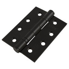 Exel Twin Ball Bearing Grade 13 Butt Fire Door Hinge - 100 x 76 x 3mm - Matt Black - Pair Exel Twin Ball Bearing Grade 13 Butt Fire Door Hinge - 100 x 76 x 3mm - Matt Black - Pair
