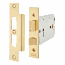 UNION 2026 Horizontal Bathroom Lock - 149mm Case - 51-127mm Backset - Polished Brass