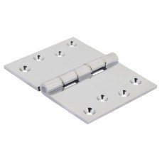 Jedo Projection Hinge - 102 x 125 x 4mm - Polished Chrome - Pair