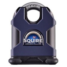 Squire Maximum Security Closed Shackle Padlock - 65mm Body - 19 x 19mm Shackle - Blue