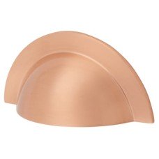 Crofts & Assinder Monmouth Cabinet Cup Handle - 64mm Centres - Brushed Copper
