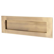 Letter Plate - 359 x 113mm - Antique Brass Letter Plate - 359 x 113mm - Antique Brass