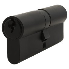 Exel 5 Pin 80mm Euro Double Cylinder - 40 + 40mm - Matt Black - Keyed to Differ