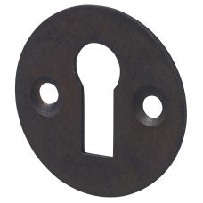Hampstead Victorian Escutcheon - 32mm Diameter - Keyhole - Brushed Oil Rubbed Bronze