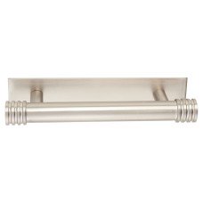  Frelan Hoxton Sturt Cabinet Handle on Fanshaw Backplate - 96mm Centres - Satin Nickel